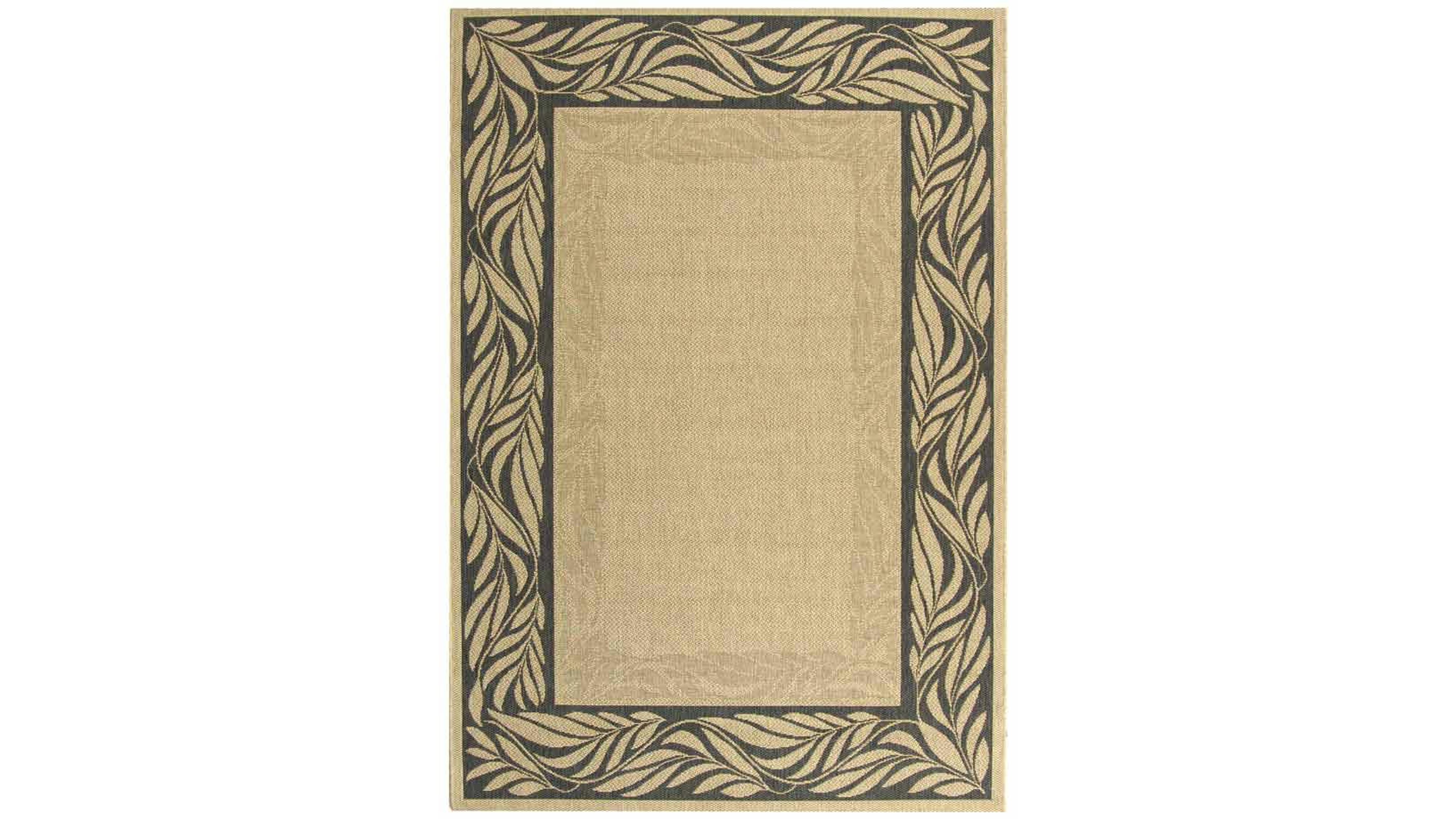 Safavieh Courtyard CY1551 Sand and Gray 5'3" x 7'7" Outdoor Area Rug