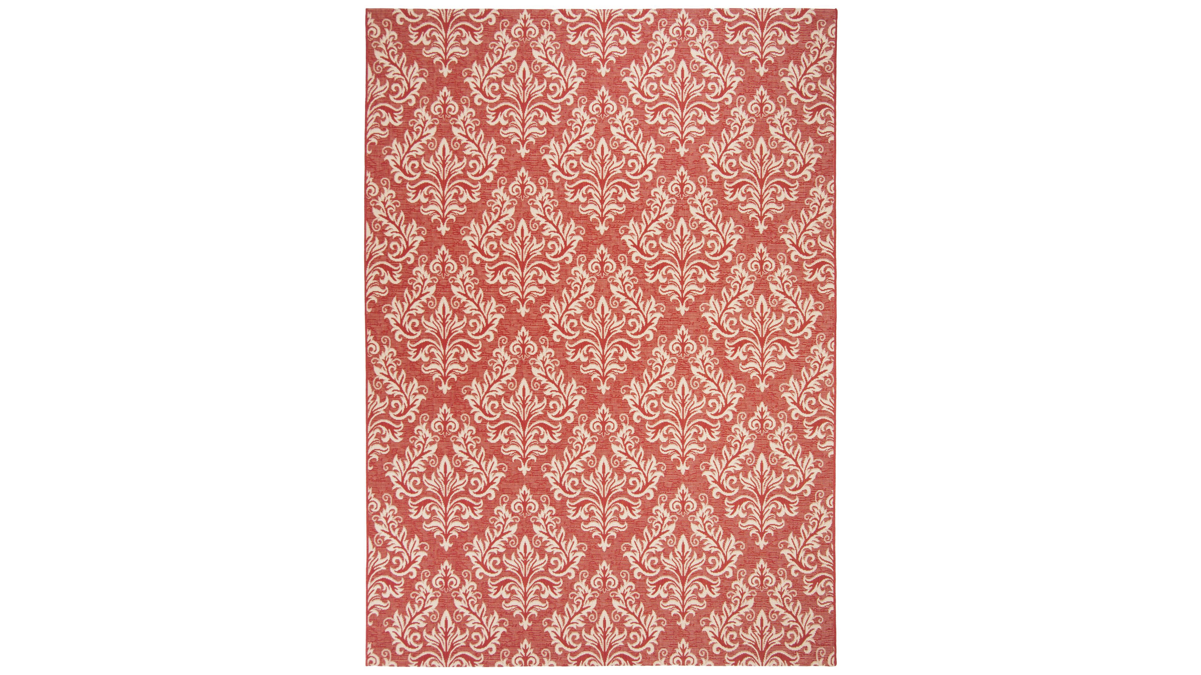 Safavieh Courtyard CY6930 Red and Creme 8' x 11' Outdoor Area Rug