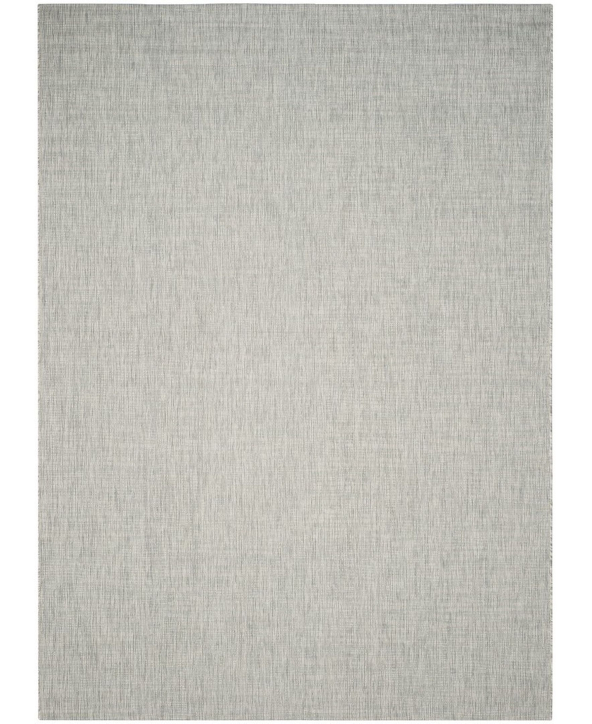 Safavieh Courtyard Gray and Turquoise 9' x 12' Sisal Weave Outdoor Area Rug - Gray