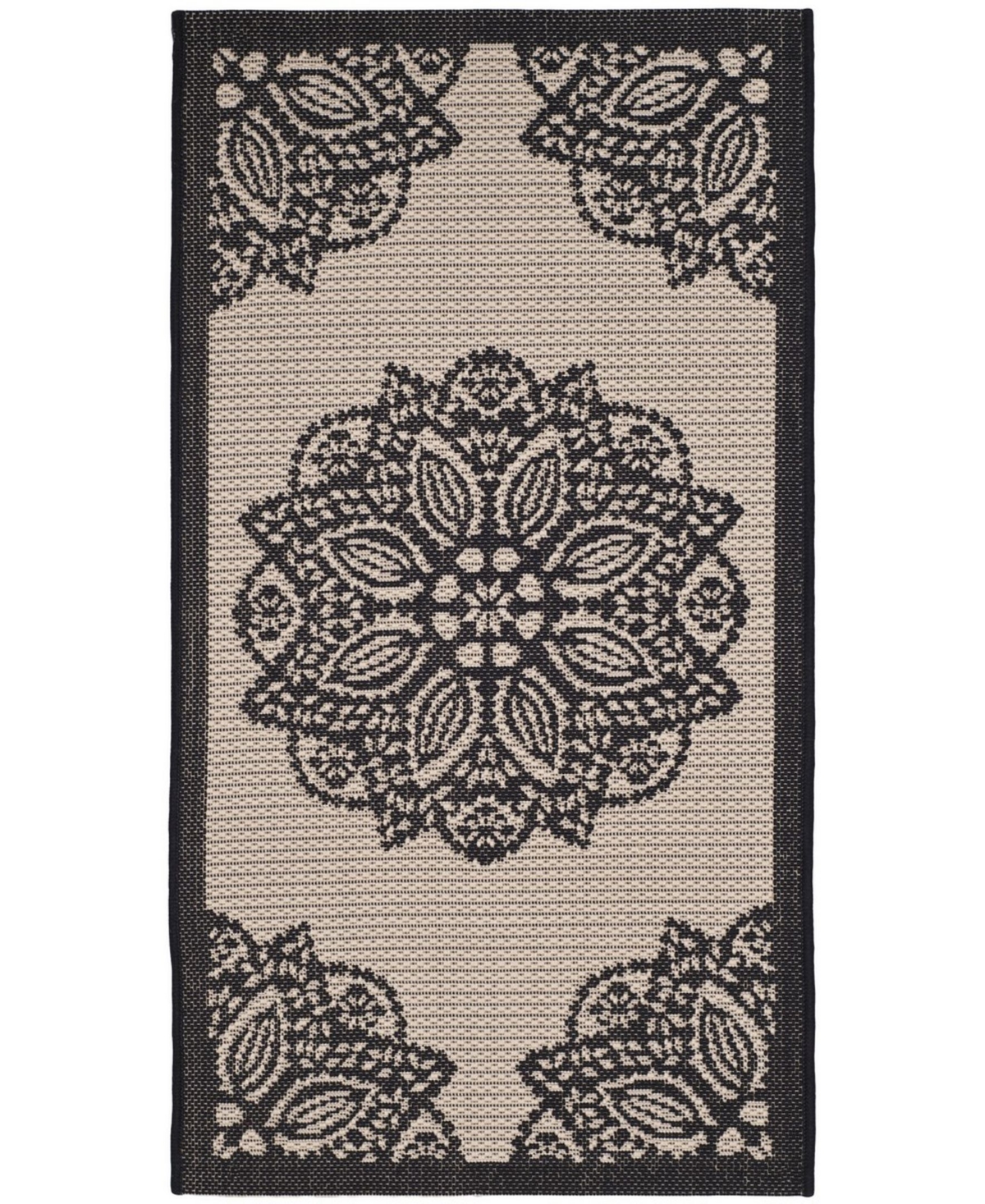 Safavieh Courtyard CY6139and Black 2'7