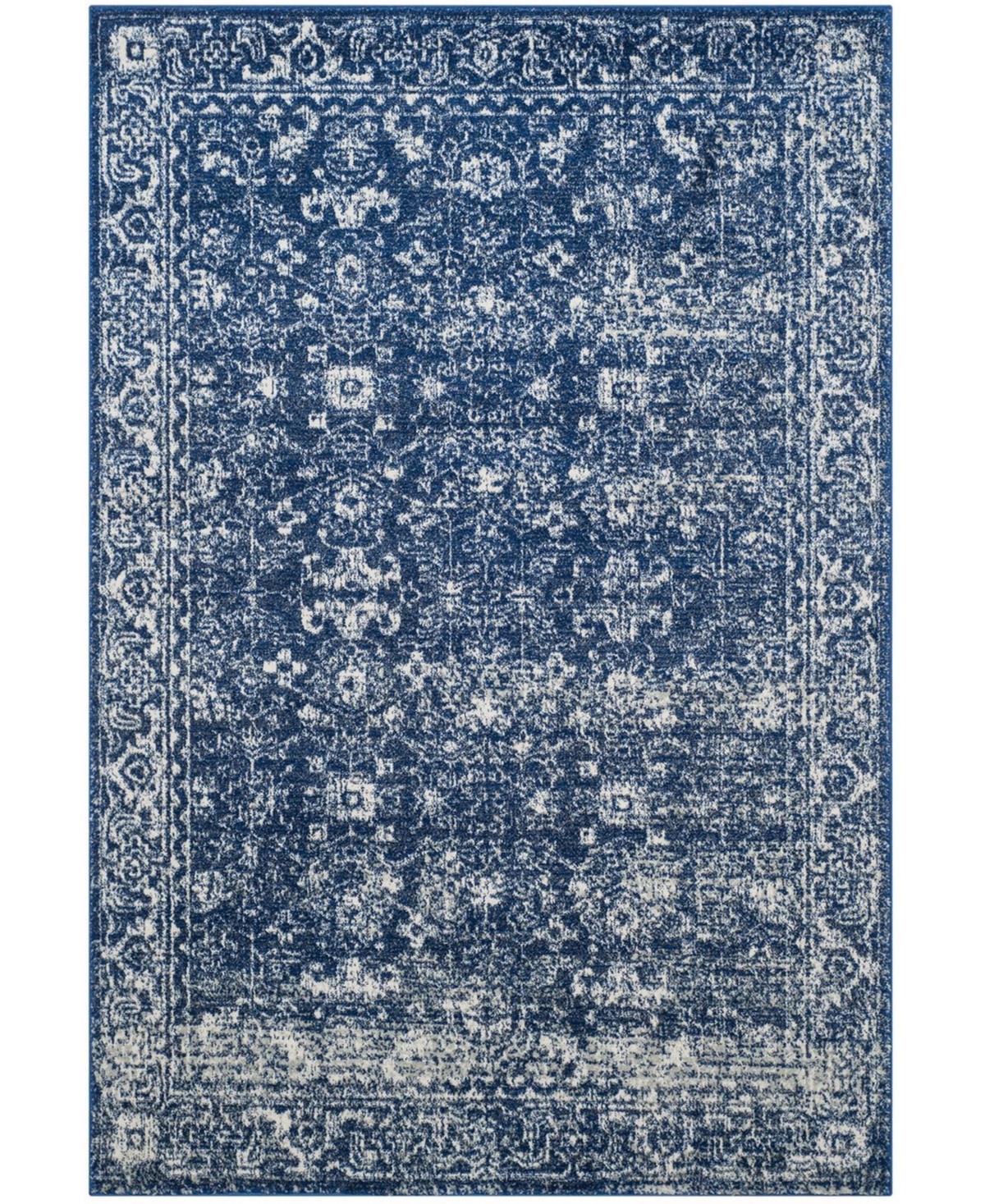 Safavieh Evoke Navy and Ivory 10' x 14' Area Rug - Navy