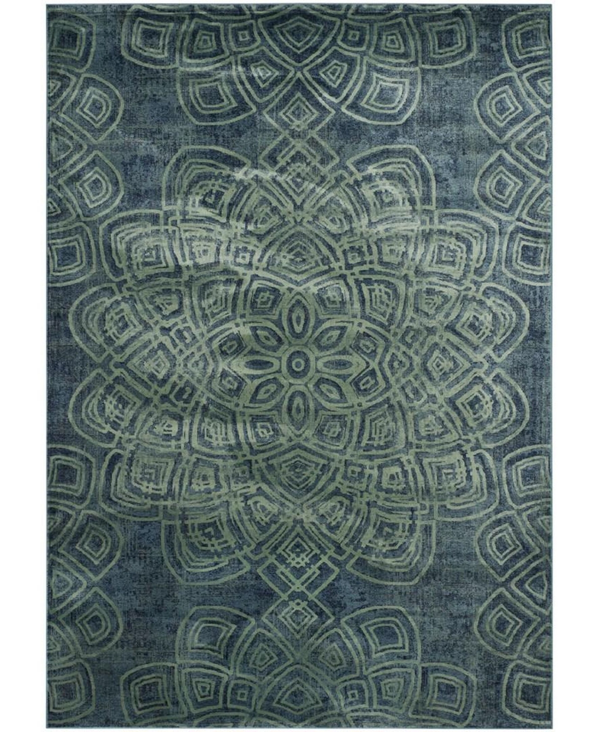 Safavieh Constellation Vintage Light Blue and Multi 8' x 11'2in Area Rug - Light Blue