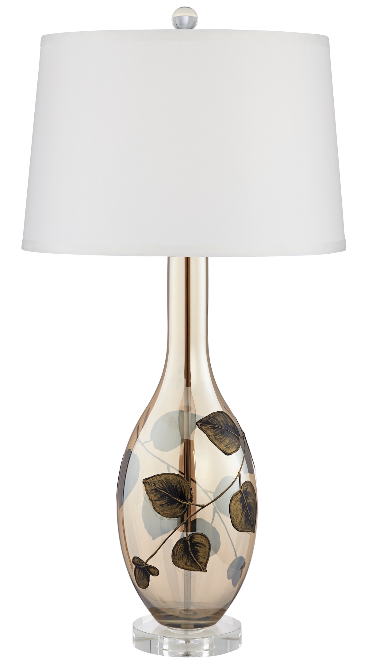 UPC 736101000082 product image for Pacific Coast Flower Pattern Glass Table Lamp | upcitemdb.com