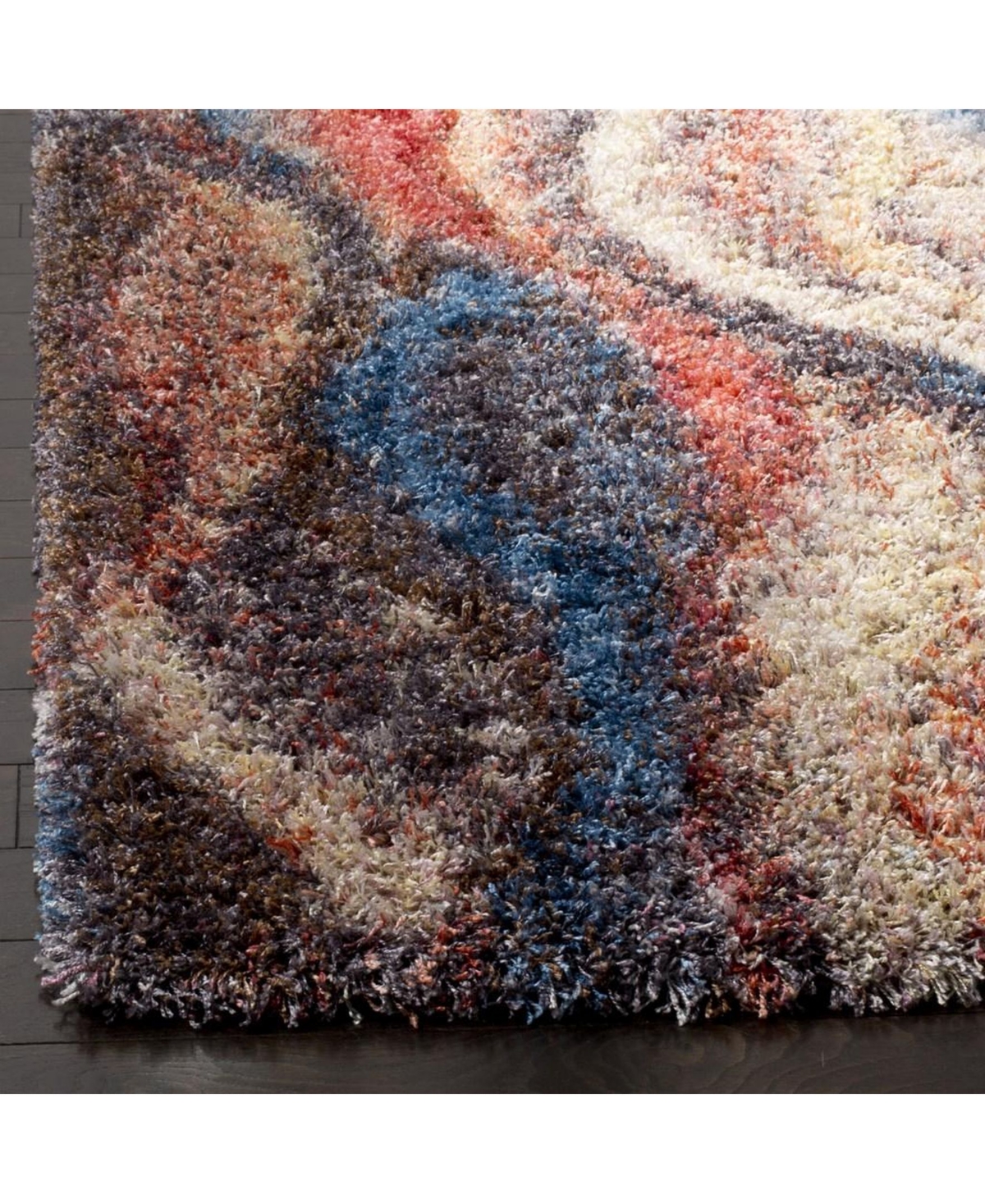 Safavieh Gypsy Rust and Blue 9' x 12' Area Rug - Rust