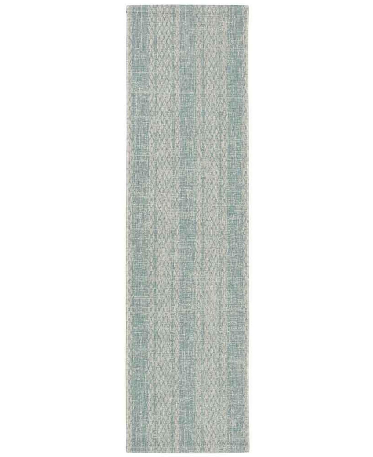 Safavieh Courtyard CY8736 Light Grey and Aqua 2'3
