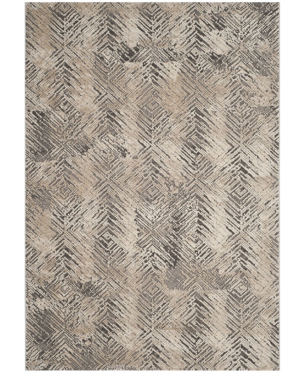 Safavieh Meadow Ivory and Gray 6'7in x 9' Area Rug - Ivory