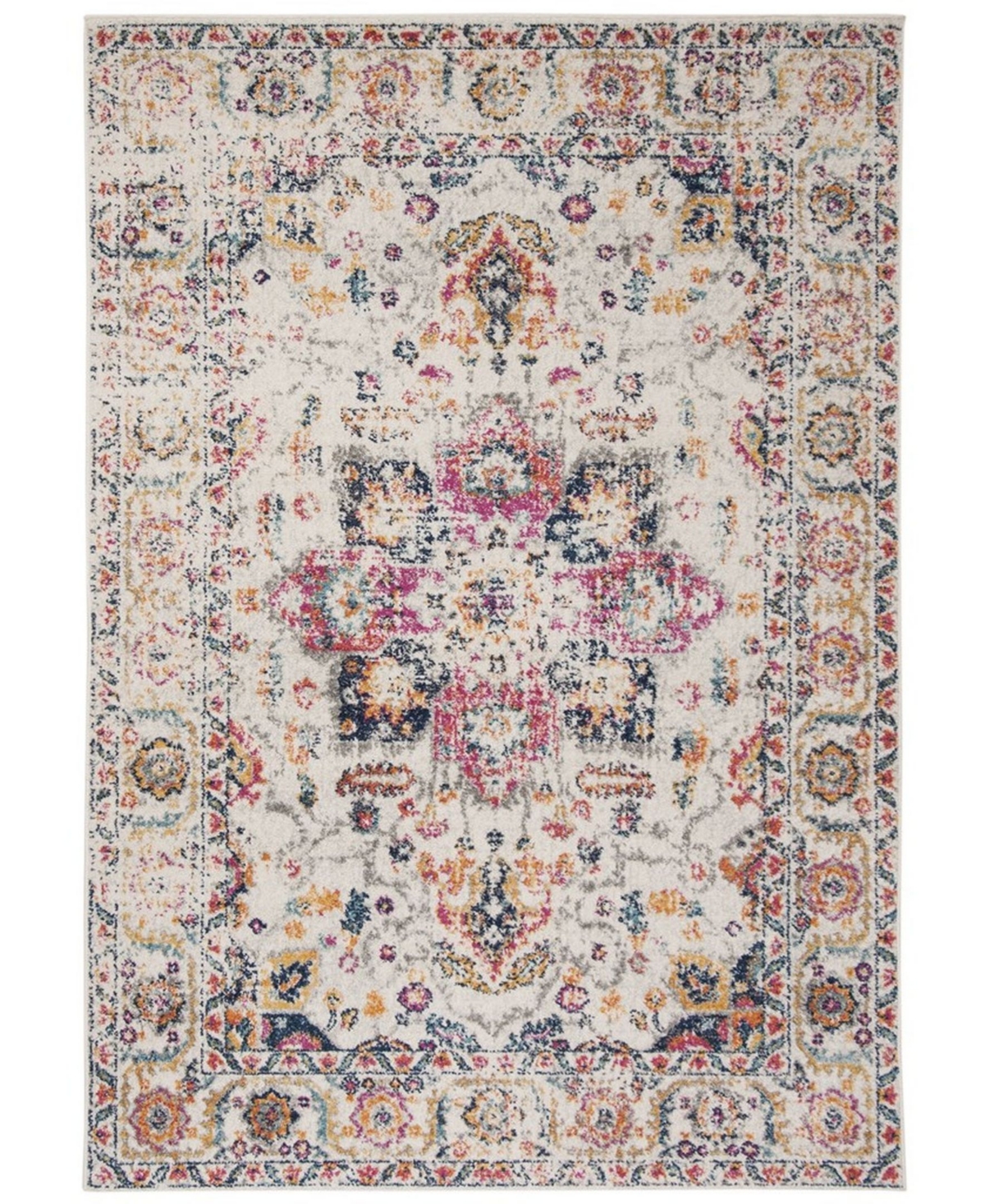 Safavieh Madison MAD603R 9' x 12' Area Rug - Fuchsia/Ivory