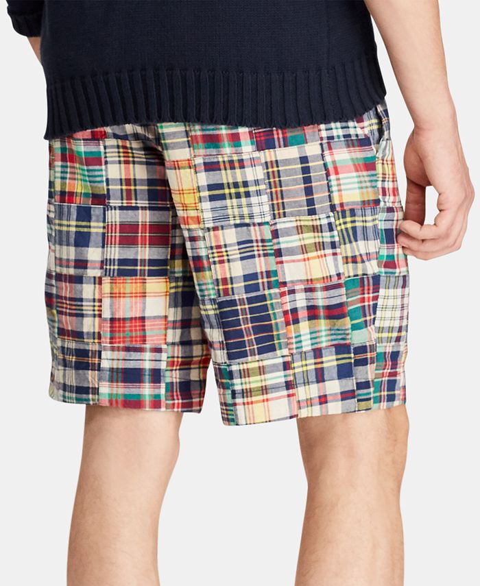 Polo Ralph Lauren Men's Big & Tall Classic-Fit Madras Shorts - Macy's