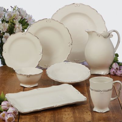 cream dinnerware set