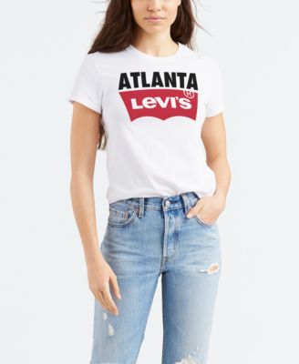 Levi's - Atlanta Logo Cotton T-Shirt