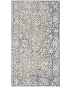 Safavieh Patina Taupe and Blue 3' x 5' Area Rug
