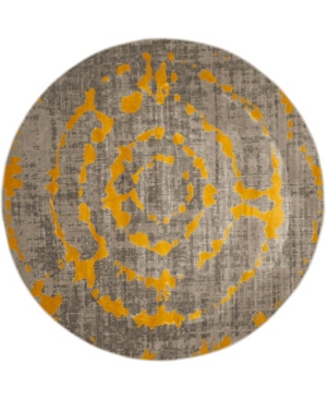 Safavieh Porcello Light Gray and Yellow 6'7