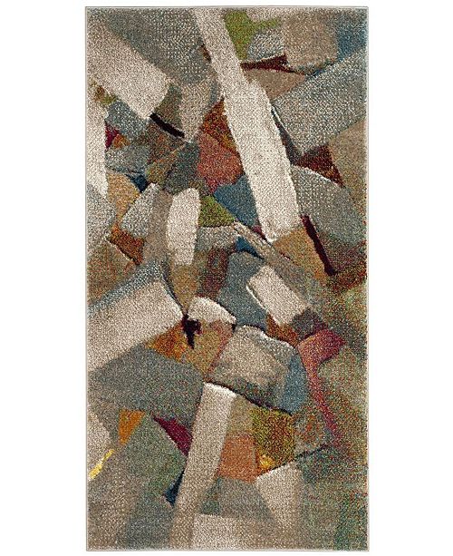 Safavieh Porcello Gray And Multi 2 7 X 5 Area Rug Reviews