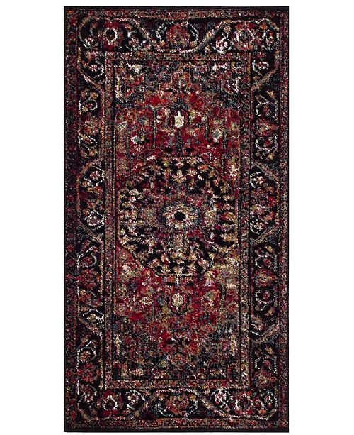Safavieh Vintage Hamadan Red And Multi 2 2 X 4 Area Rug Reviews Rugs Macy S