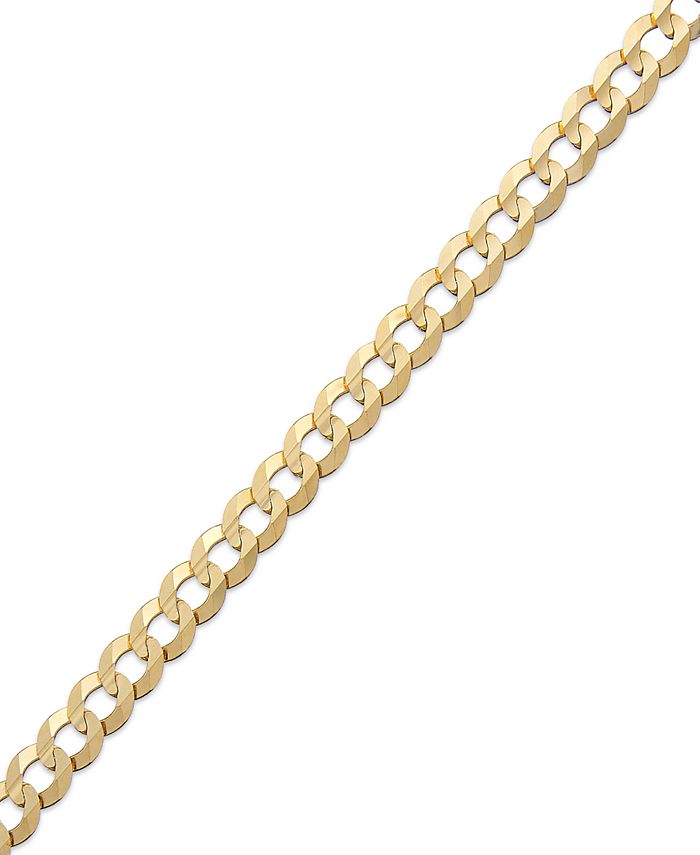 Tres Luxe Chain Bracelet 14K Yellow Gold / 7 (Fits 6 - 6.5 wrists) by Baby Gold - Shop Custom Gold Jewelry