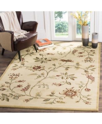 Lyndhurst LNH552 Ivory and Multi 5'3" x 7'6" Area Rug