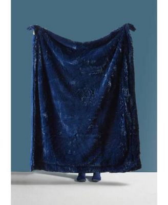 De Moocci Super Soft Shaggy Chic Fuzzy Faux Fur Throw Blanket - 50 x 60