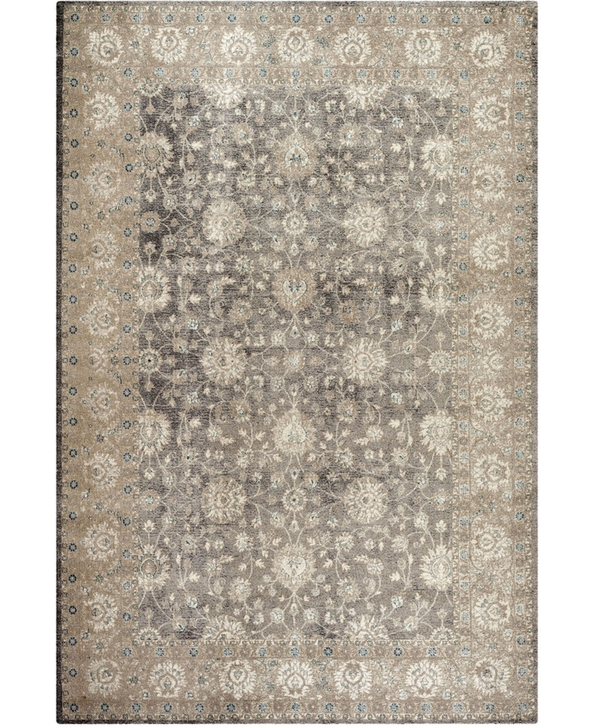 Safavieh Sofia Light Gray and Beige 6'7in x 9'2in Area Rug - Light Grey