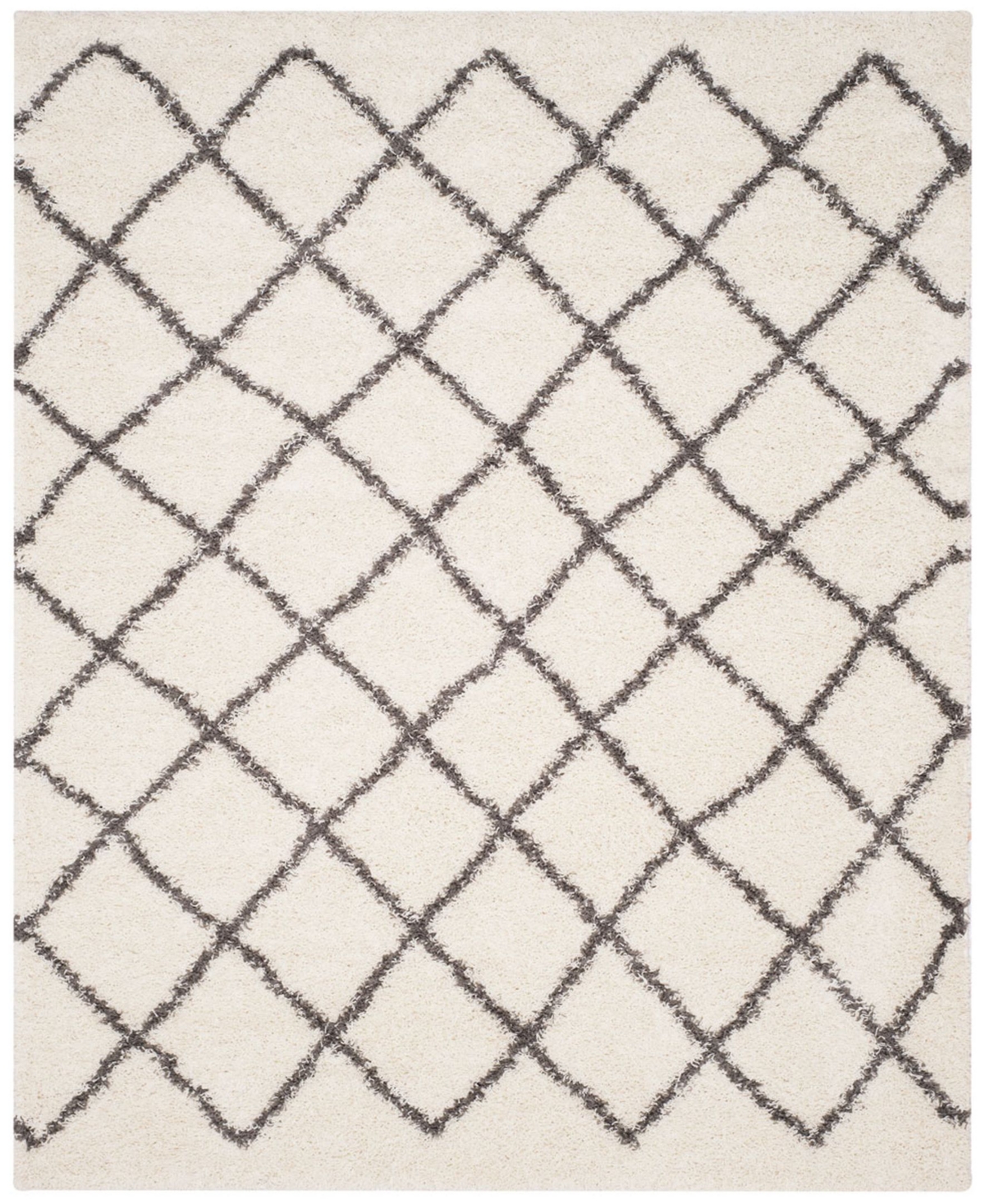 Safavieh Dallas 8' x 10' Area Rug - Ivory/Dark Grey