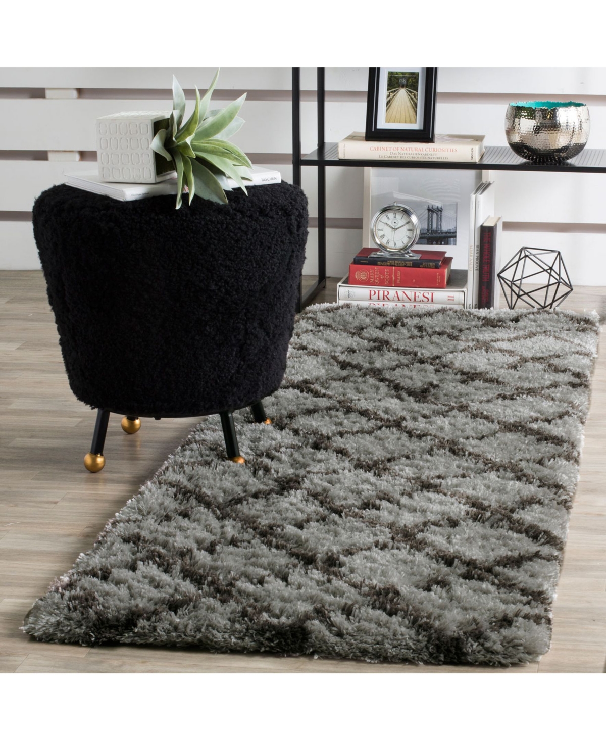 Safavieh Indie SGI322 Area Rug -Dark Grey