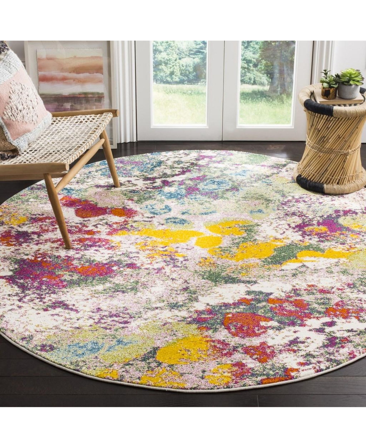 Safavieh Watercolor WTC696 x Area Rug -Rose