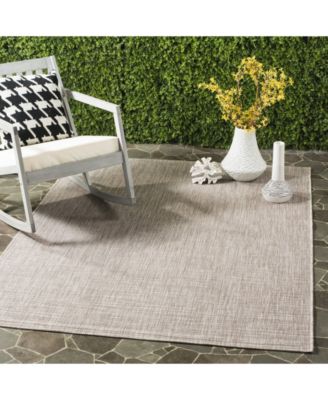Courtyard CY8576 Light Brown 5'3" x 7'7" Sisal Weave Outdoor Area Rug
