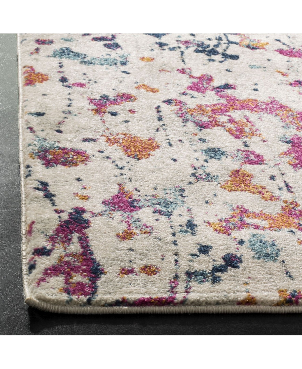 Safavieh Evoke EVK284and Red Area Rug - Ivory