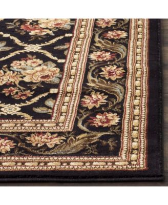 Lyndhurst LNH556 Black 5'3" x 7'6" Area Rug
