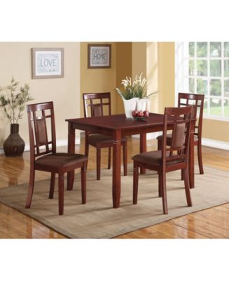 Acme Furniture Sonata 5-Piece Dining Set - Macy's