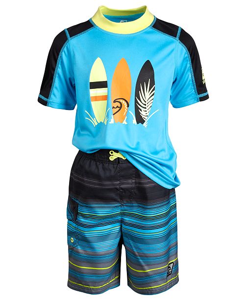 Laguna Little Boys 2 Pc Summer Stripe Swim Set Reviews