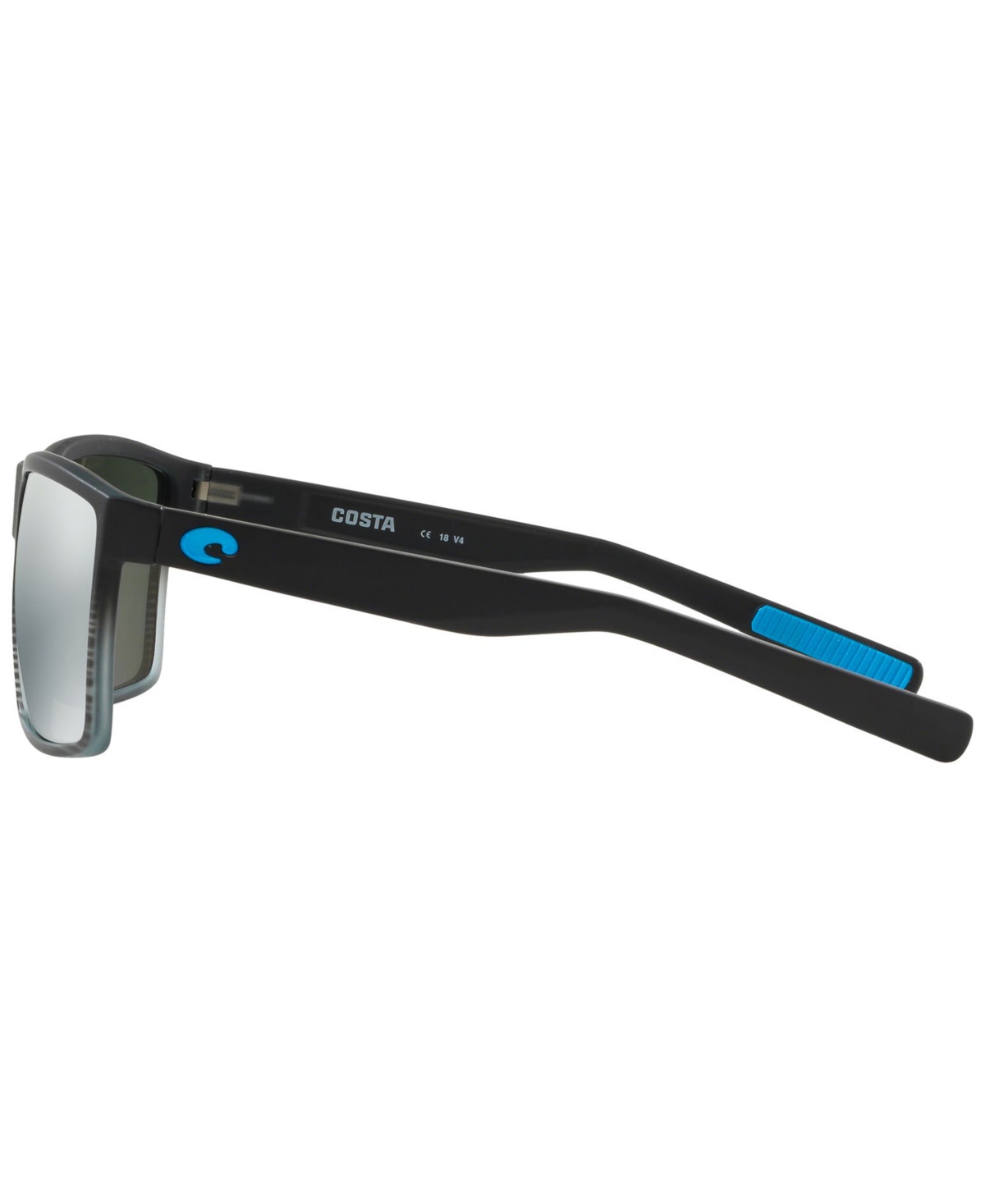 Shop Costa Del Mar Polarized Sunglasses, Rincon 64 In Grey Matte,grey Mir Pol