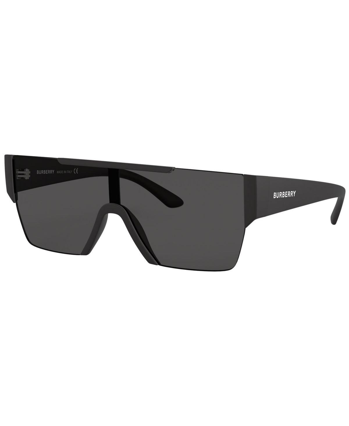 Shop Burberry Men's Sunglasses, Be4291 In Matte Black,grey