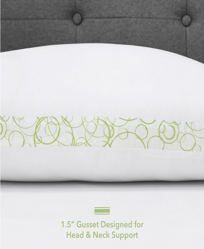 EcoPEDIC Firm Density Pillow with Cotton Cover Macy's