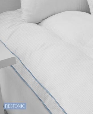 Restonic CLOSEOUT! 3" Memory Fiber/Memory Foam Hybrid Mattress Topper Collection