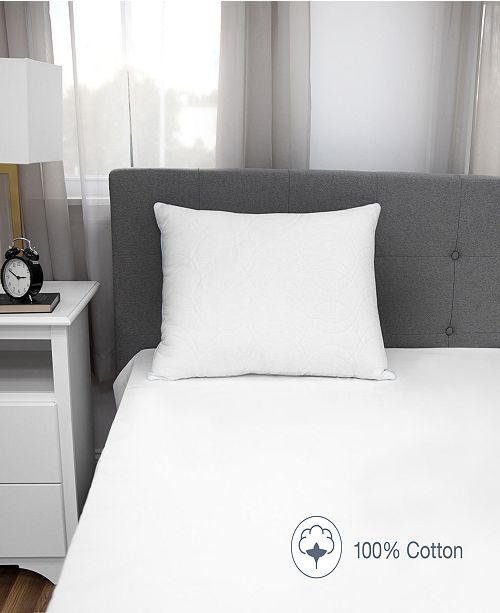 Sensorpedic Quilted Fiber Pillow With Gel Infused Memory Foam Core