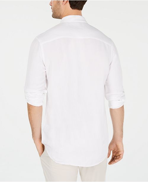 Alfani Men's Platoon Linen Shirt, Created for Macy's & Reviews Casual