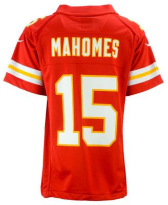 Little Boys Pat Mahomes Kansas City Chiefs Game Jersey