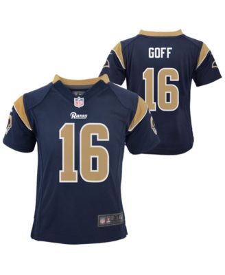 Jared Goff Los Angeles Rams Game Jersey 