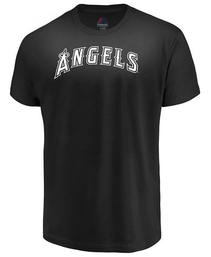 Majestic Men's Mike Trout Los Angeles Angels Black Tux Replica Cool Base  Jersey - Macy's