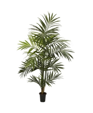 NEARLY NATURAL 7' KENTIA PALM FAUX SILK TREE 