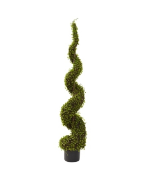 Nearly Natural 4' Mohlenbechia Spiral Tree In Green