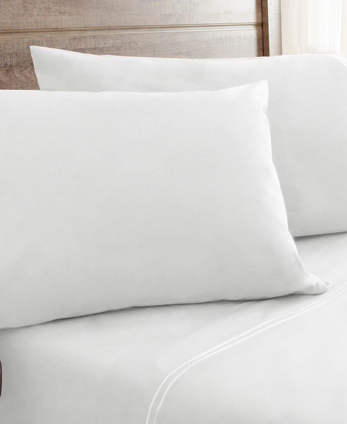Elite Home Full 200 Thread Count Prewashed Cotton Percale Sheet Sets