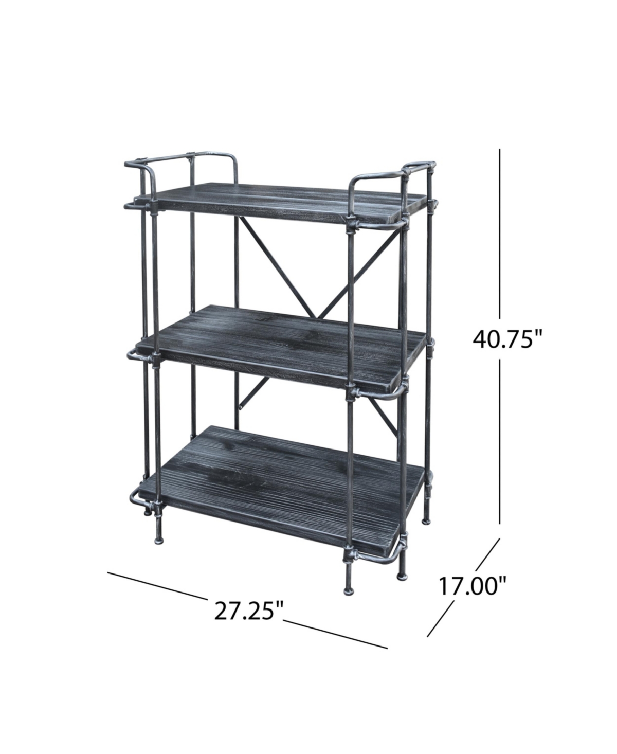 Noble House Eden 3-tier Shelf In No Color