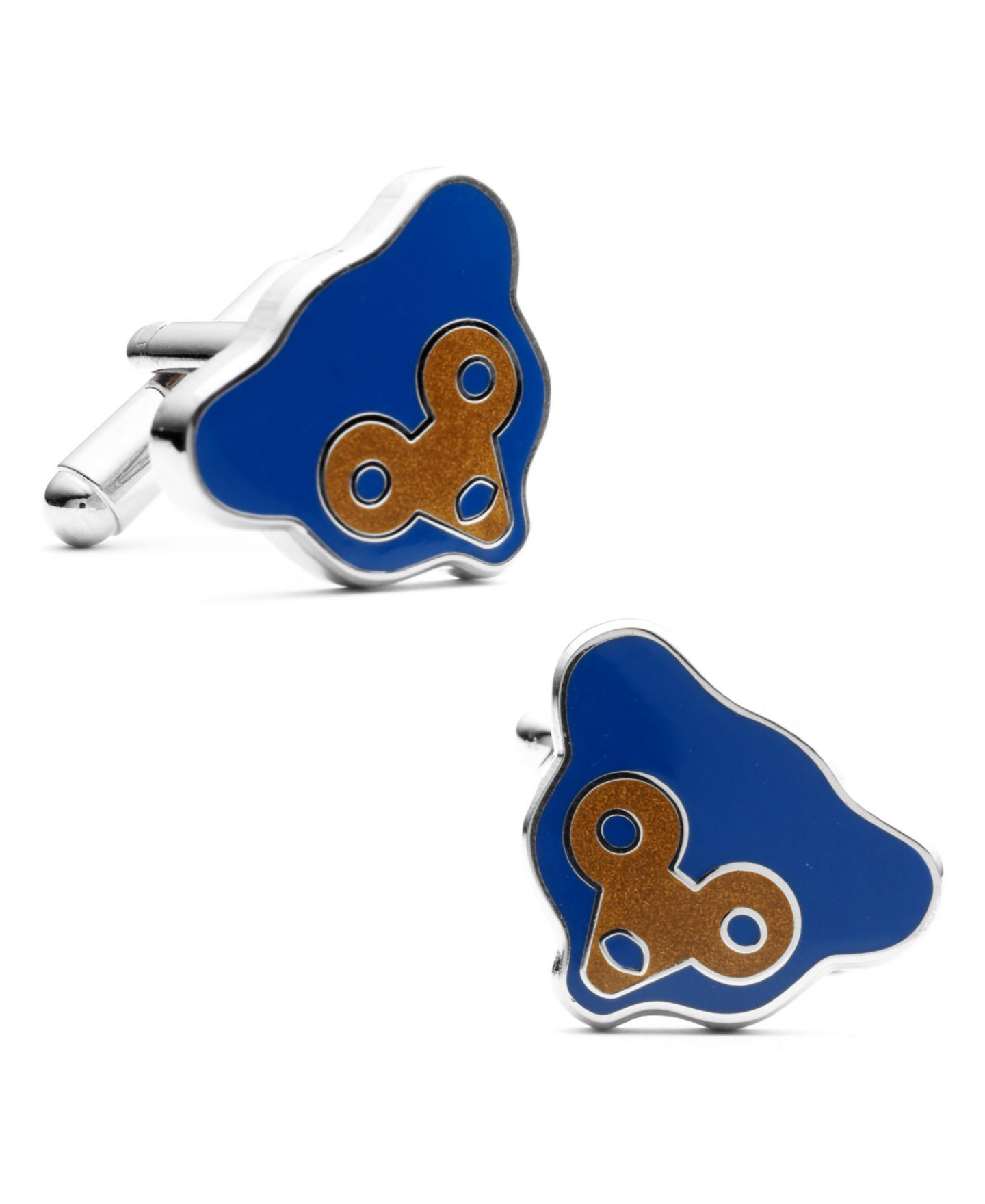 Мужские запонки Cufflinks Inc. Retro Chicago Cubs Cufflinks — фото 1