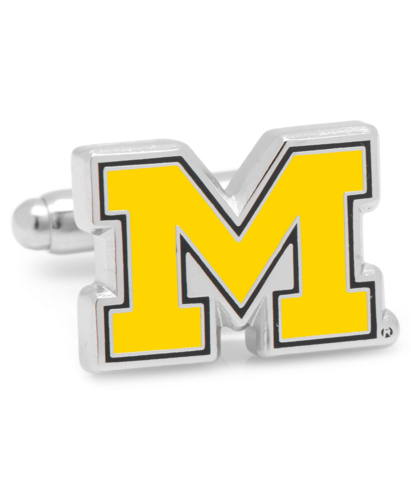 Мужские запонки Cufflinks Inc. University of Michigan Wolverines Cufflinks — фото 1