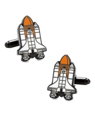 thumbnail image 2 of MRCUFF Shuttle Nasa Plane Rocket Space Station Spaceship Pair Cufflinks In A Presentation Gift Box & Polishing Cloth 2 of 9
