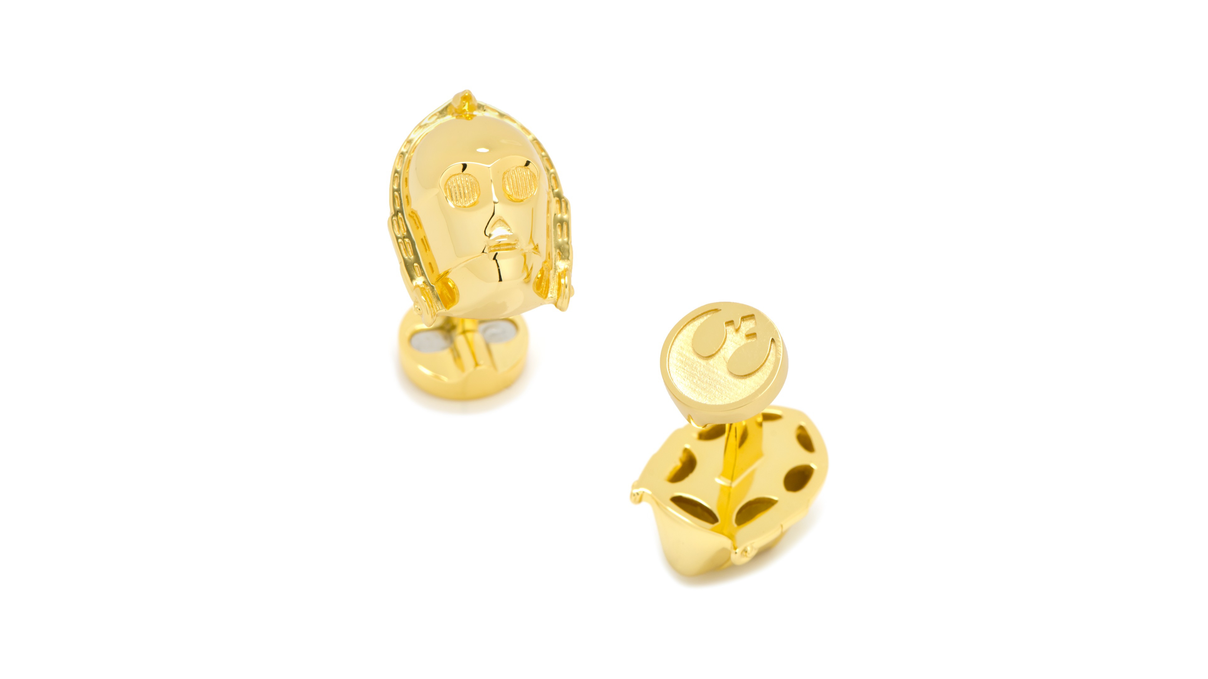 3D C3PO Cufflinks