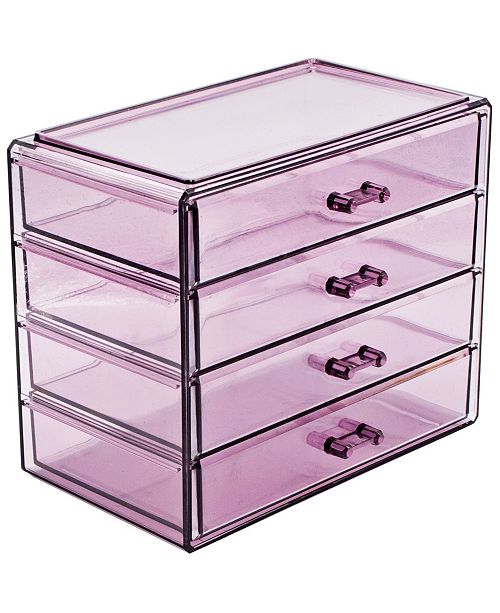 Sorbus Cosmetic Makeup And Jewelry Storage Case Display 4