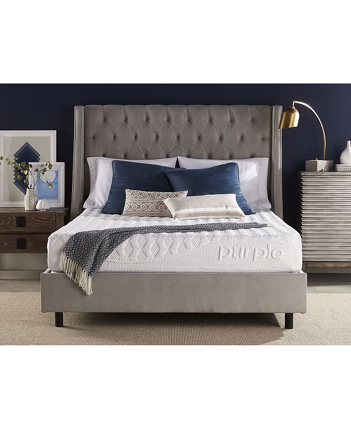 Purple Original 9.5" Firm Mattress King, with Adjustable Base Macy's