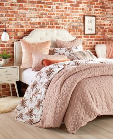 Home Raised Petal Full/Queen Comforter Set